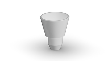 Funnel 10 mm dia. made of POM plastic